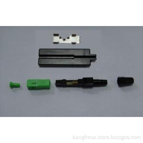 SC/APC quick assembly Fiber Optics Connector has easy assem